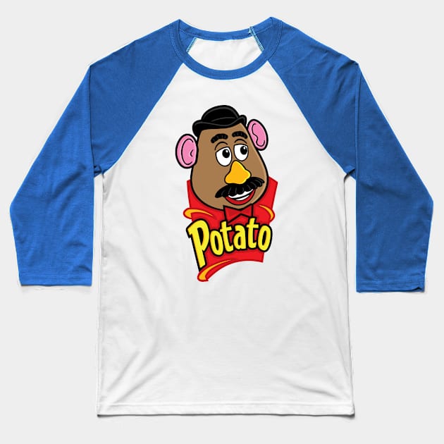 Potato Baseball T-Shirt by Daletheskater